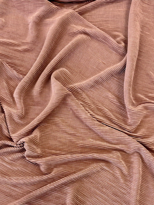 Deadstock Blush Plissé