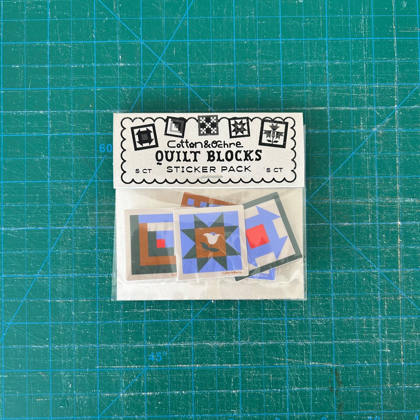 Quilt Blocks Sticker Pack