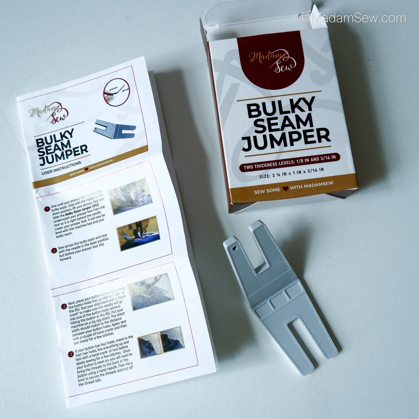 Bulky Seam Jumper - Get Consistent Stitches When Sewing Over Seams & Bumps