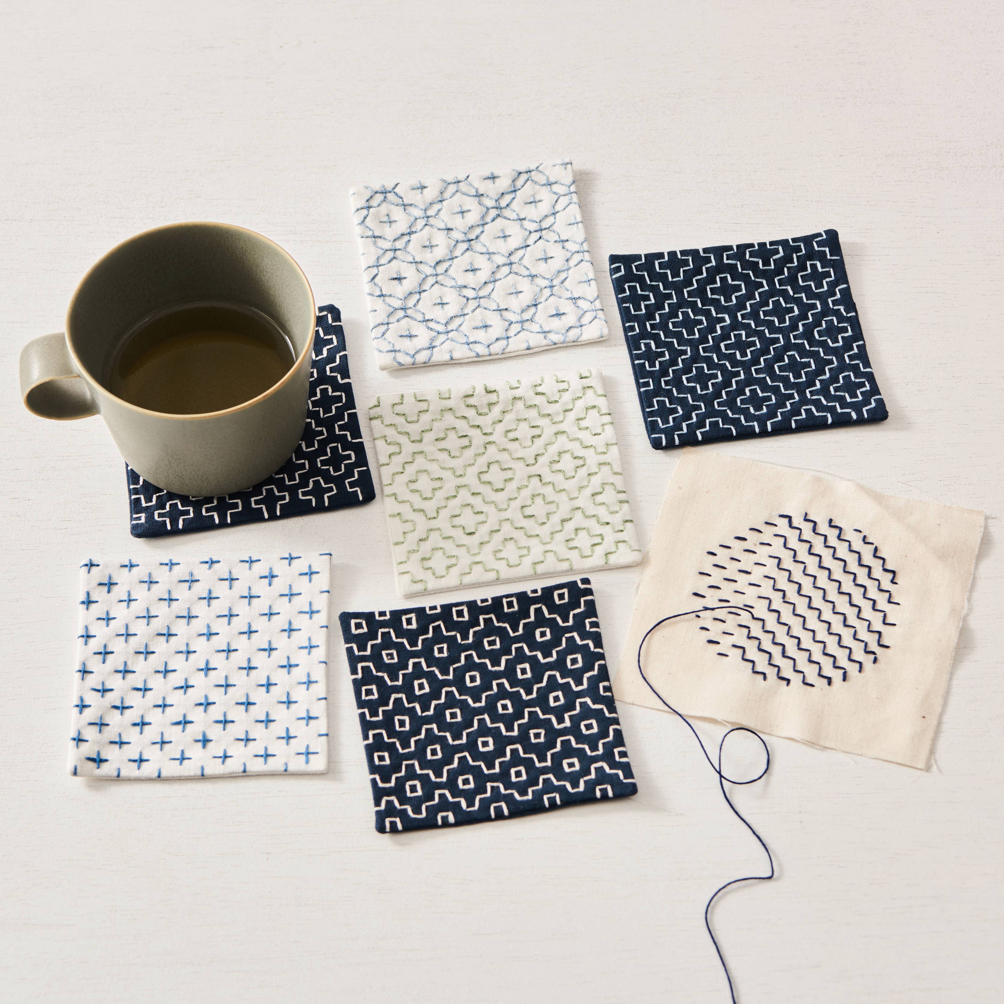Reusable Sashiko Stitching Grid Template (Multiple Sizes)