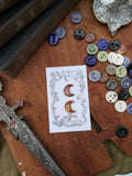 18mm Moon Buttons (set of 2)