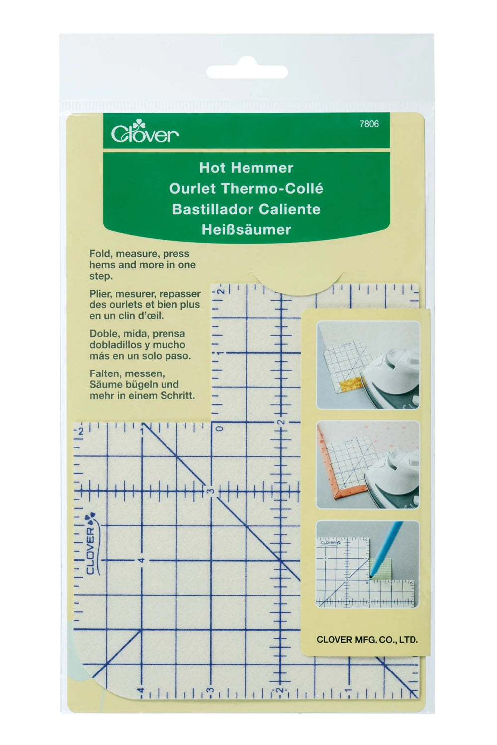 Hot Hemmer Heat Resistant Ruler