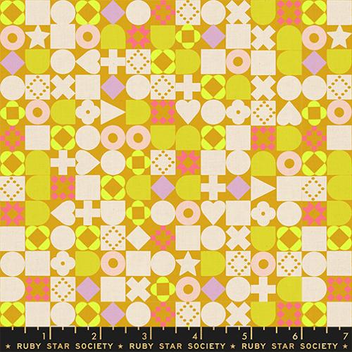Lofi Linens - Blocked in Cactus