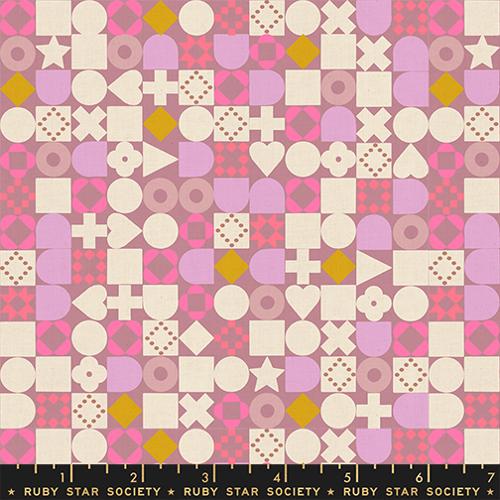 Lofi Linens - Blocked in Lilac