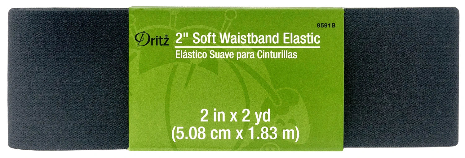 2" Soft Waistband Elastic (2 Yards)
