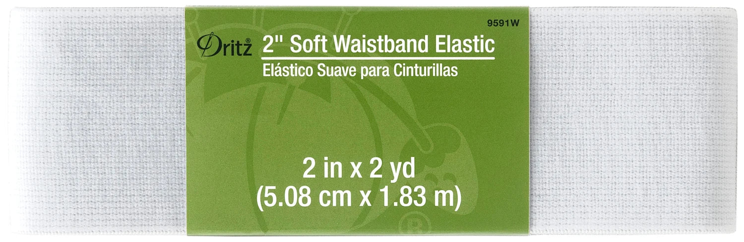 2" Soft Waistband Elastic (2 Yards)