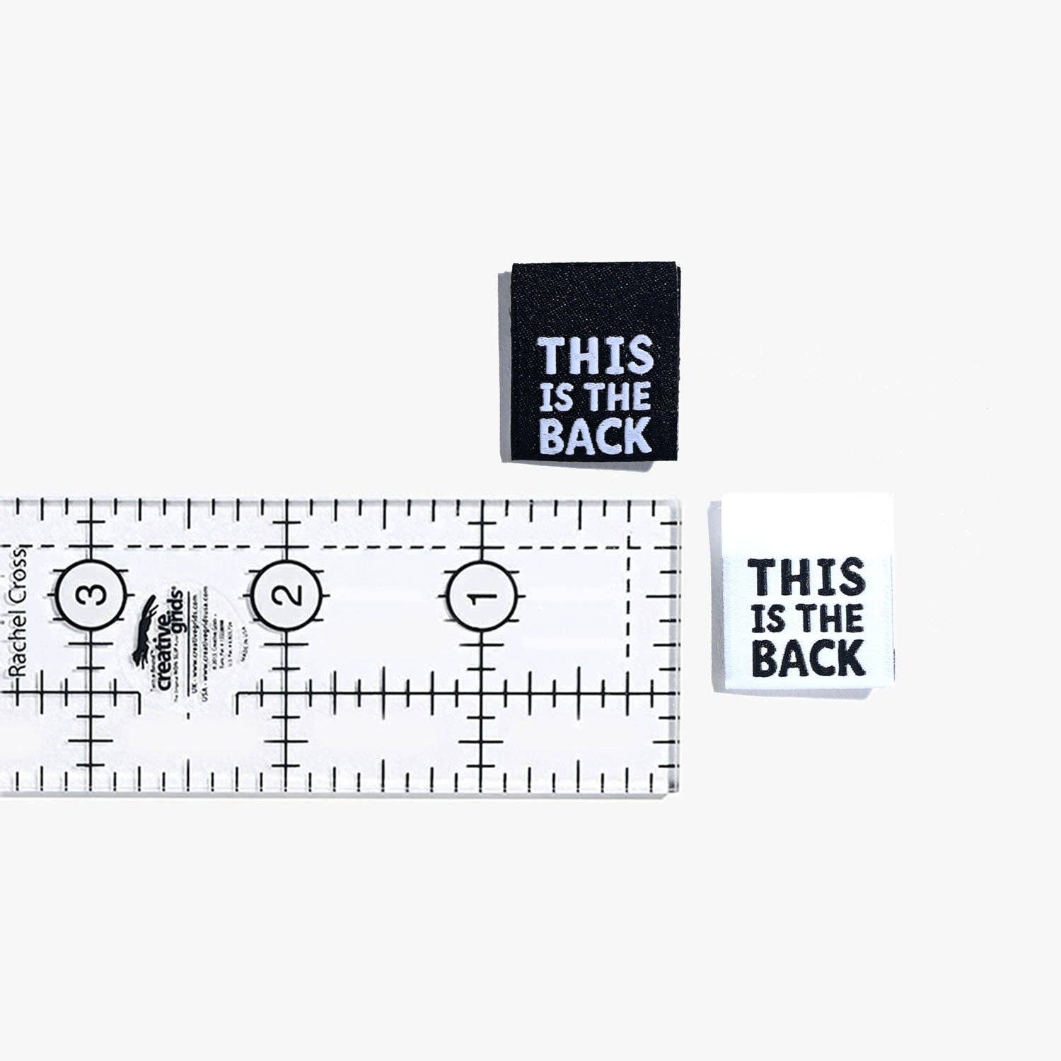 This is The Back Woven Labels
