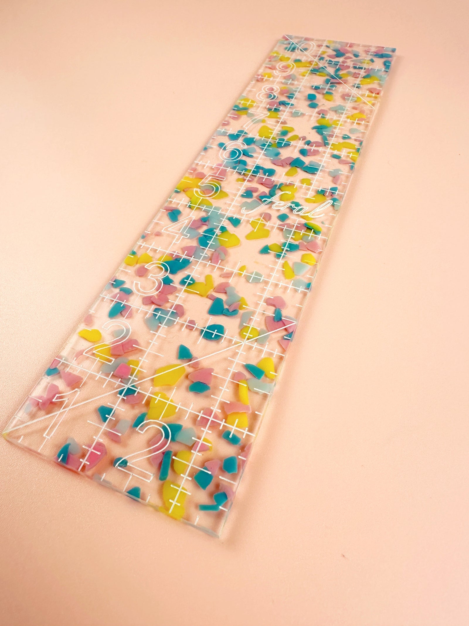 Confetti 2.5 x 10" Quilting Ruler