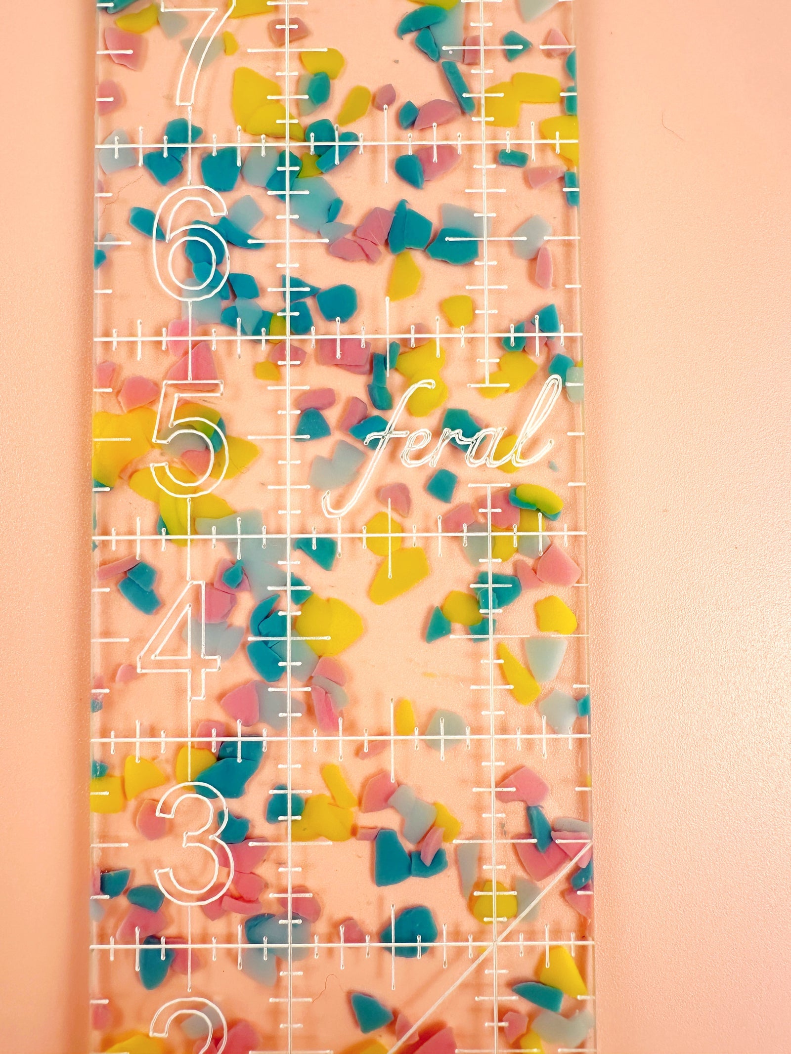 Confetti 2.5 x 10" Quilting Ruler