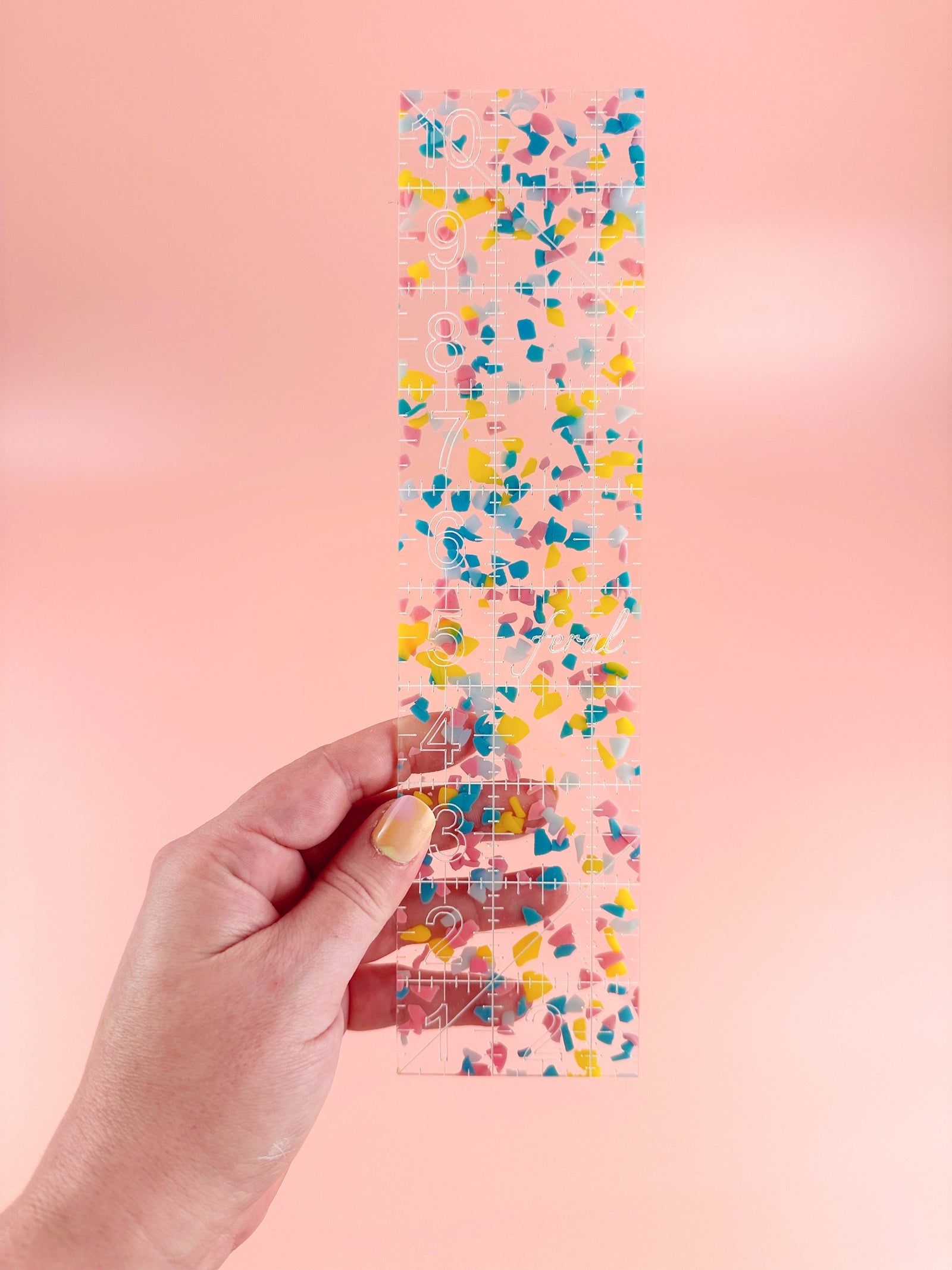 Confetti 2.5 x 10" Quilting Ruler