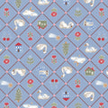 Cozy Swans - Blue