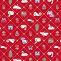 Cozy Swans - Red