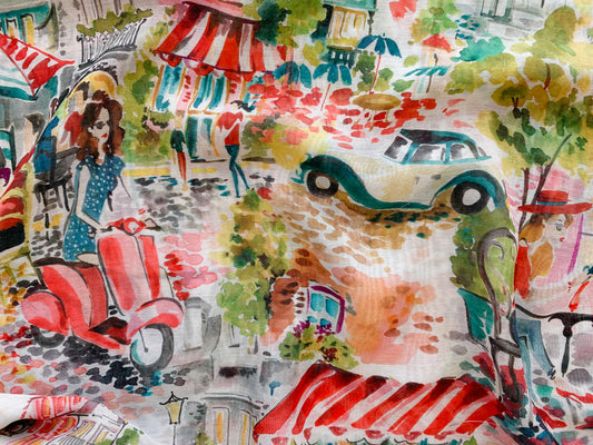 Silk Blend Lawn - Bon Voyage