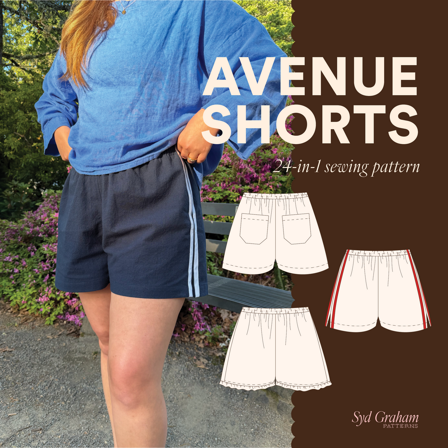 Syd Graham Patterns Avenue Shorts - PDF Pattern