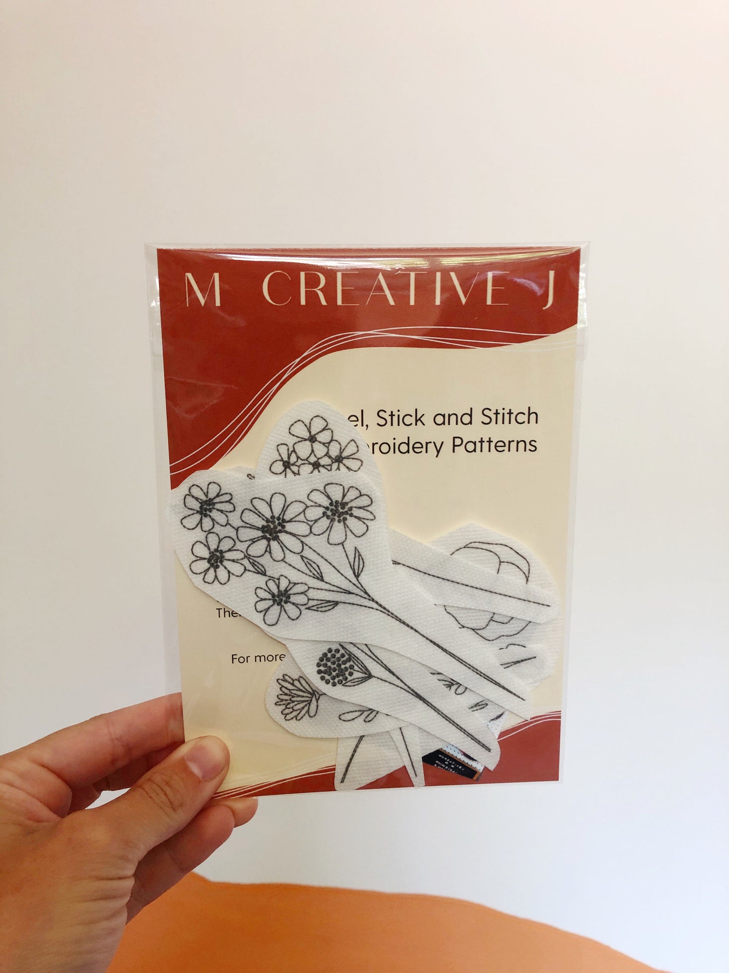Stick and Stitch Embroidery Patterns - Wildflower Stems