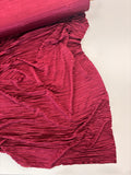 Deadstock Burgundy Plissé