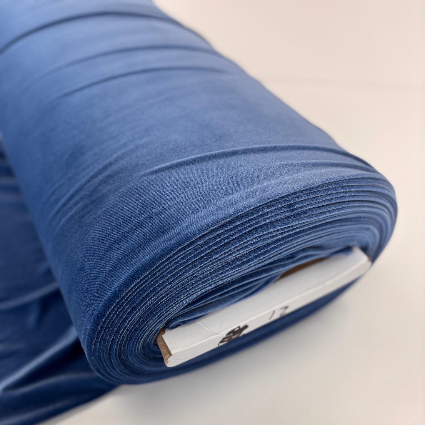 Deadstock Stretch Velvet - Grey Blue