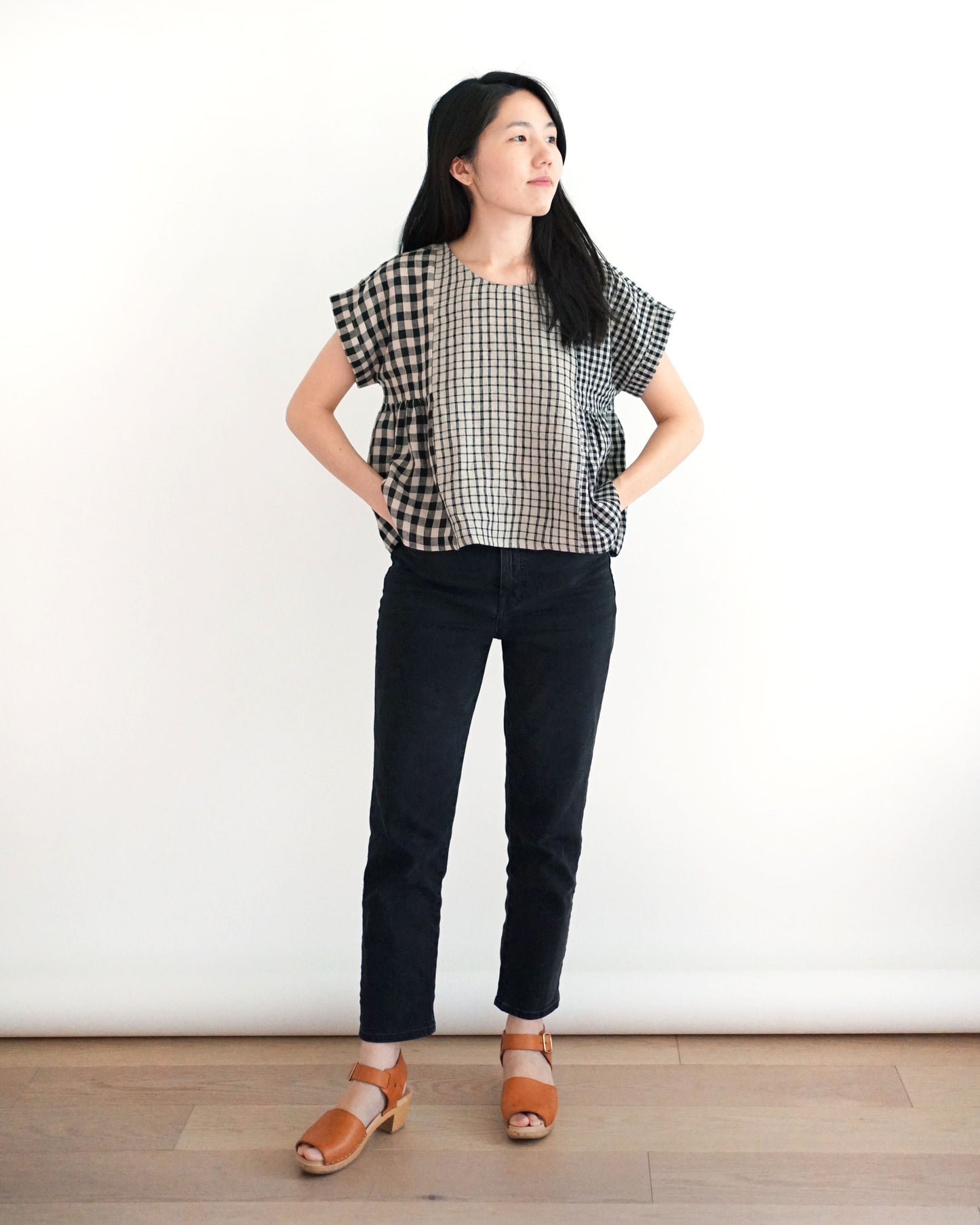 Matchy Matchy Sewing Club Collage Gather Top - PDF Pattern