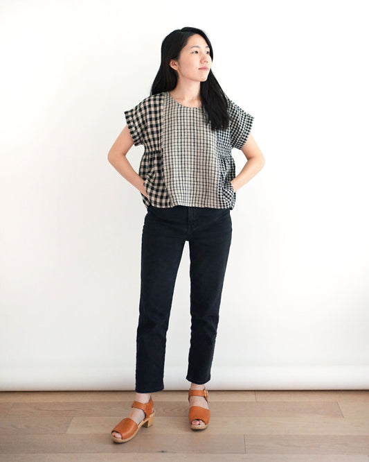 Matchy Matchy Sewing Club Collage Gather Top - PDF Pattern