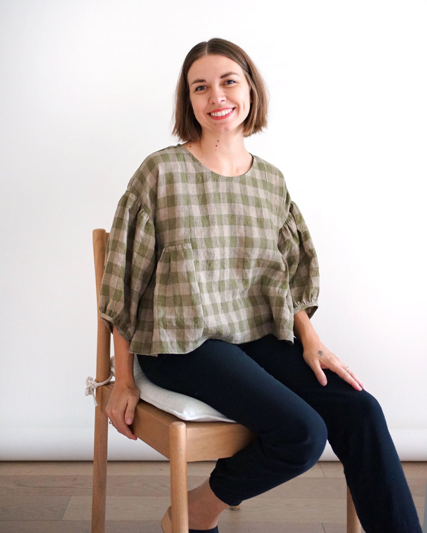 Matchy Matchy Sewing Club Collage Gather Top - PDF Pattern