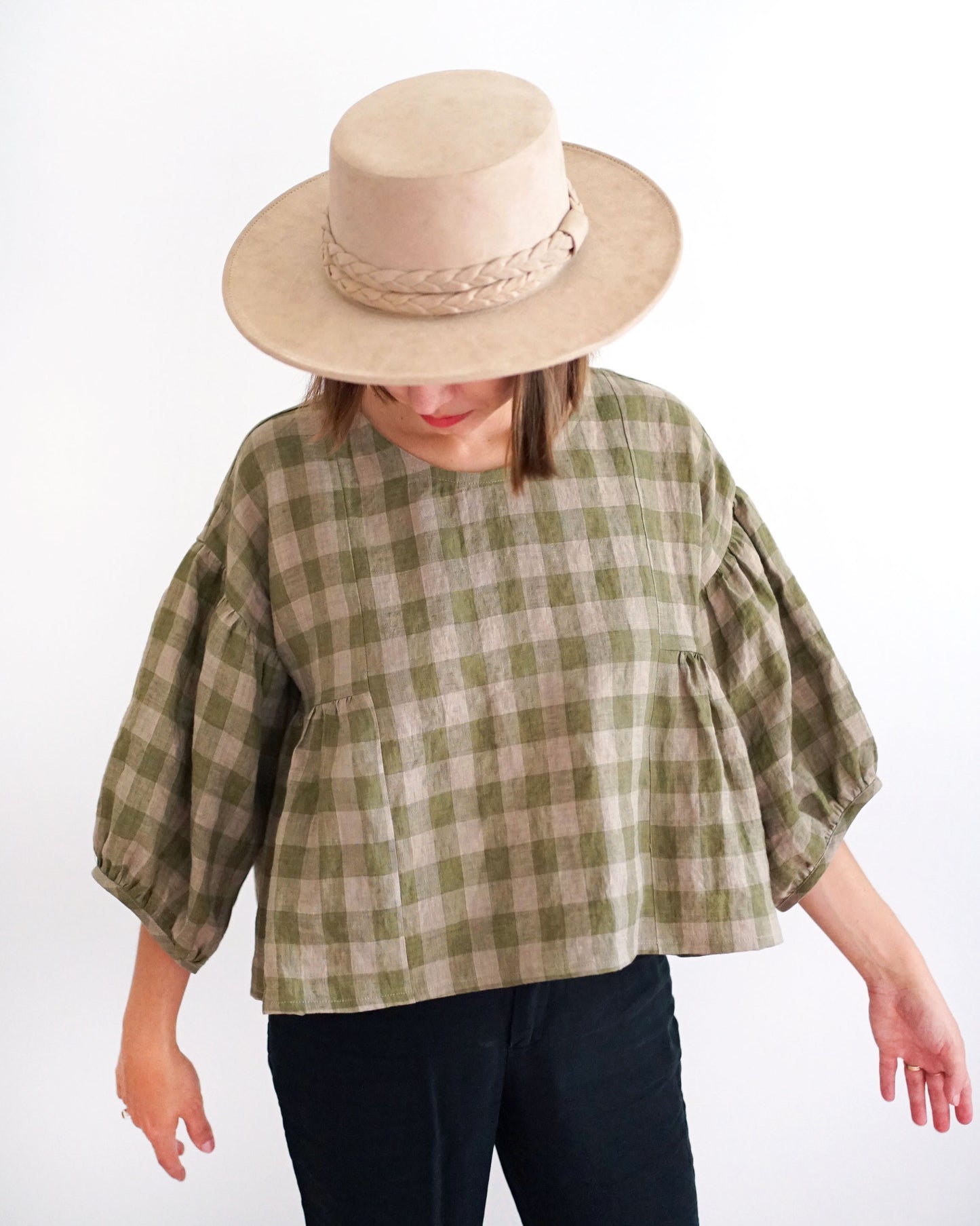 Matchy Matchy Sewing Club Collage Gather Top - PDF Pattern