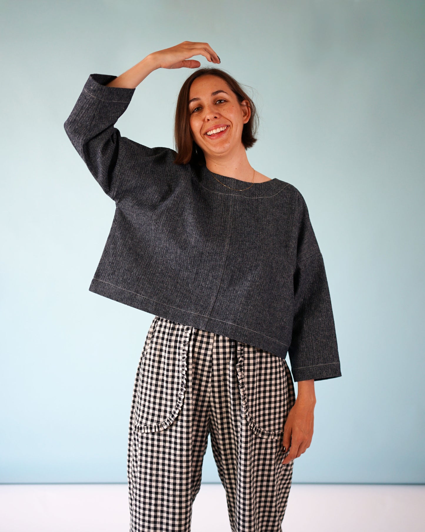 Matchy Matchy Sewing Club Craft Studio Tee - PDF Pattern