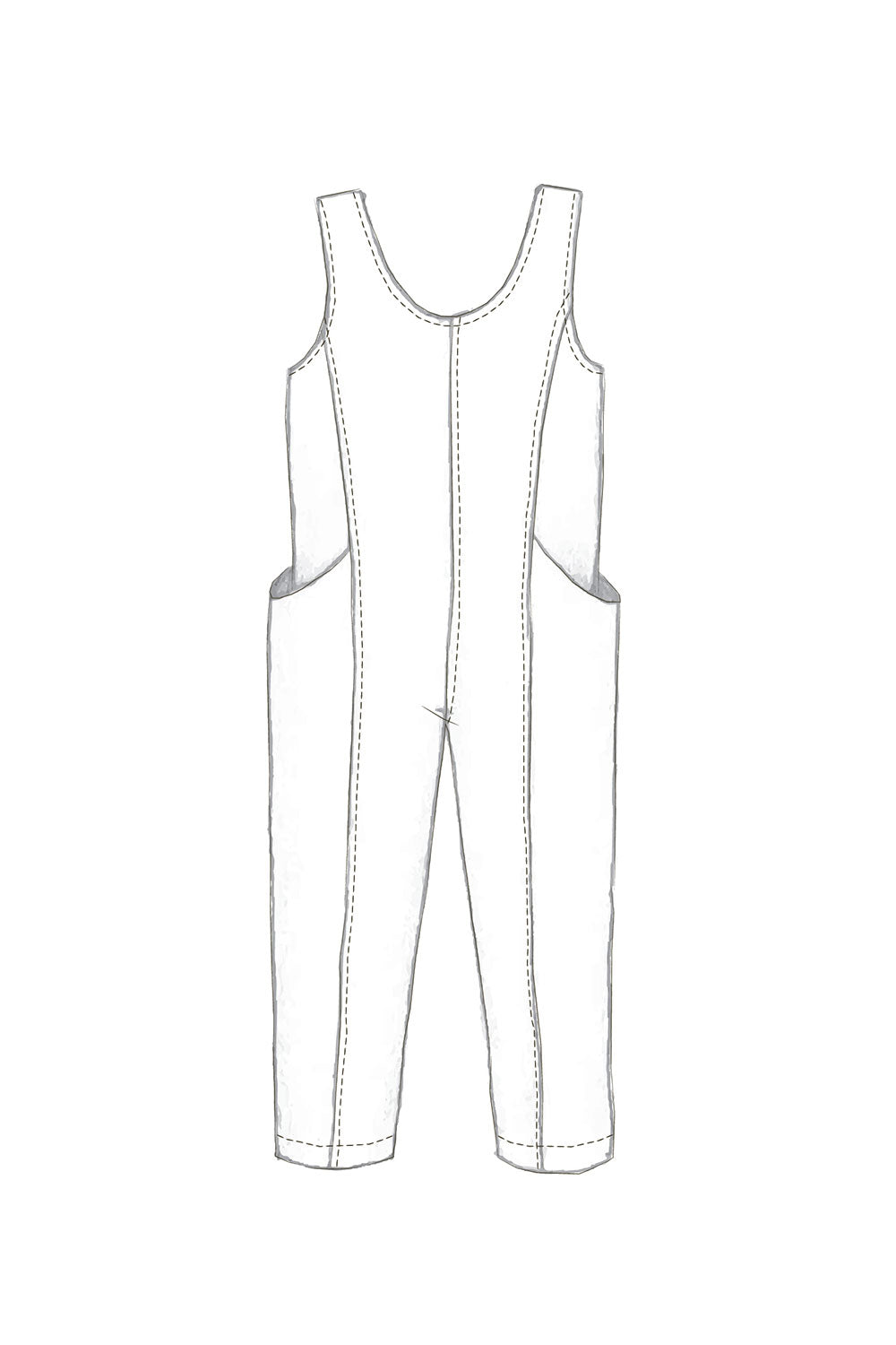 Elizabeth Suzann Clyde Jumpsuit - PDF Pattern