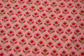 Indian Block Print - Peachy Pink Flowers