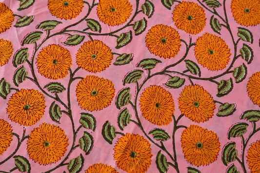 Indian Block Print - Marigold
