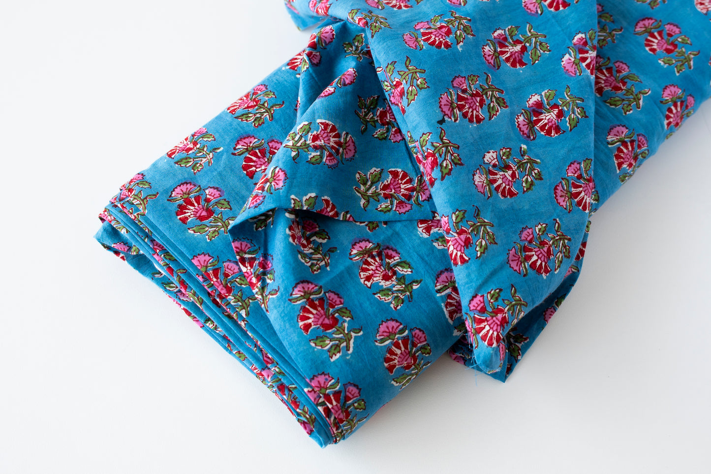 Indian Block Print - Electric Blue