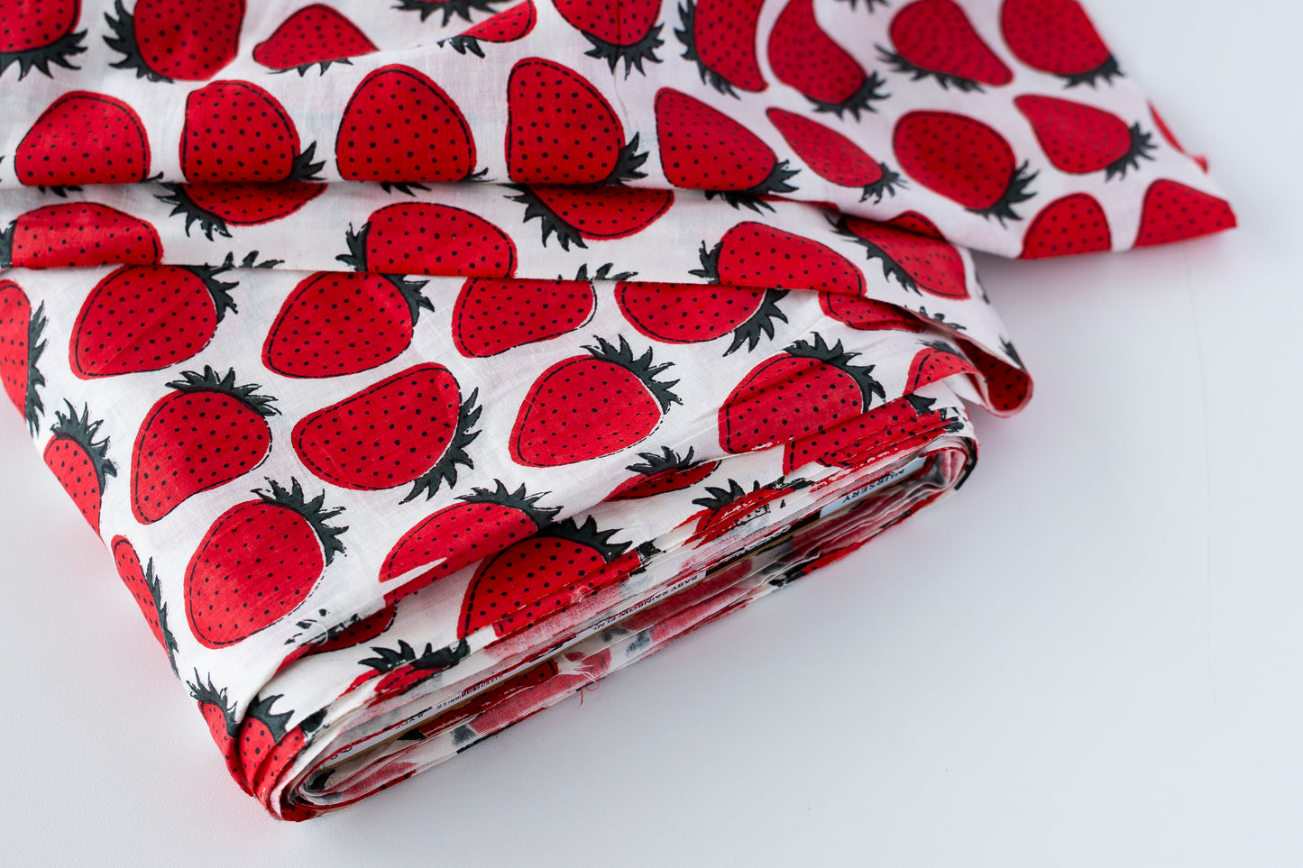 Indian Block Print - Strawberry