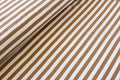 Yarn Dyed Stripe Rib - Cinnamon