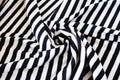 Yarn Dyed Stripe Rib - Black