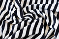 Yarn Dyed Stripe Rib - Black