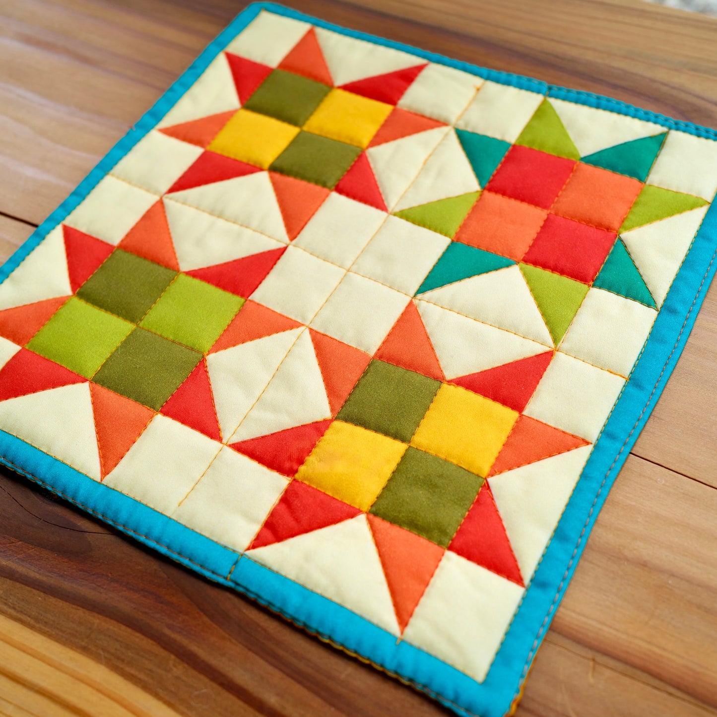 Mini Quilt Kit - Turquoise
