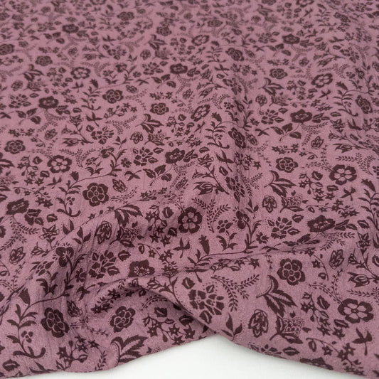 Dylan Floral Cotton Jacquard - Plum