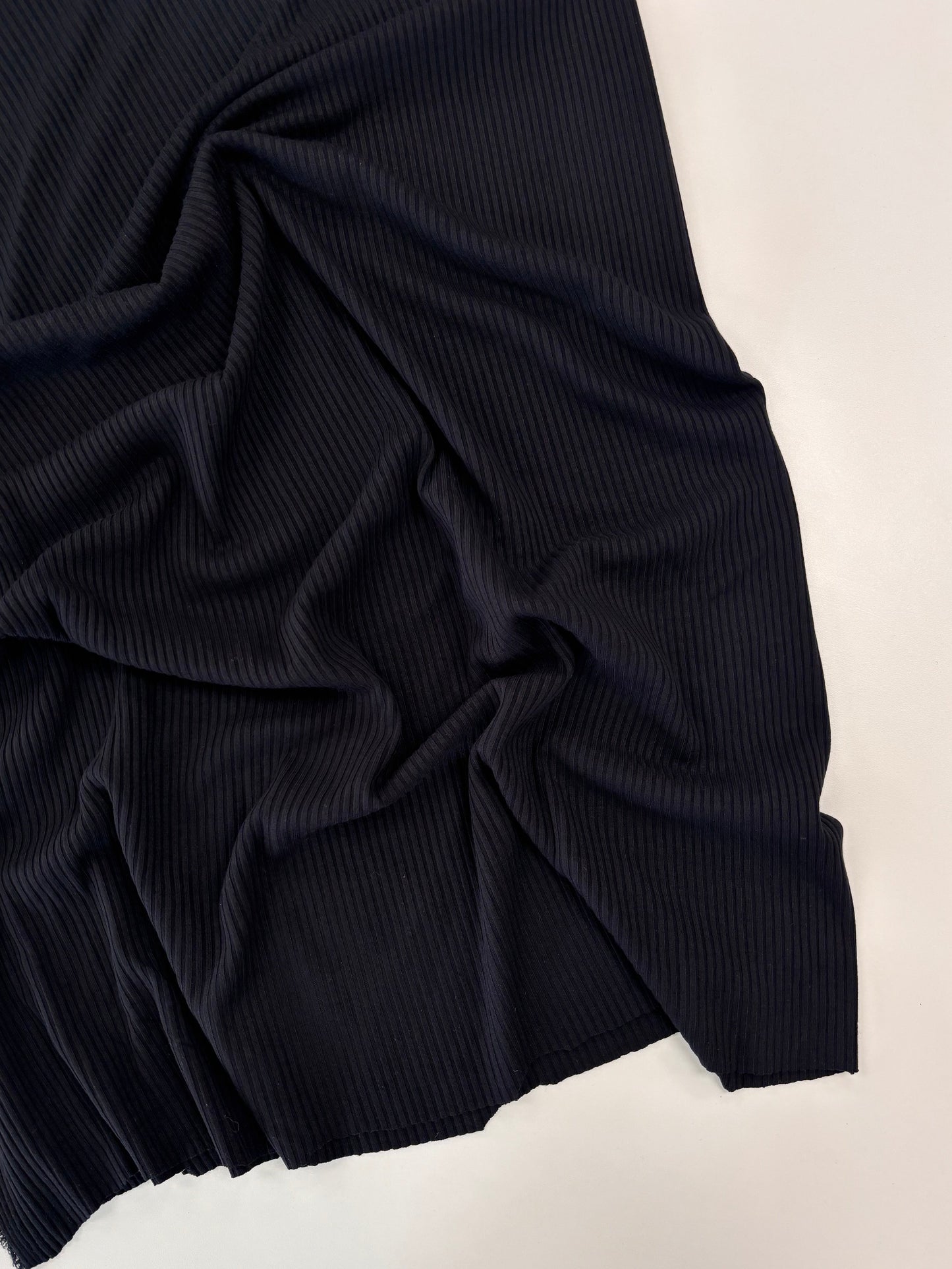 Deadstock Cozy Rib - Black