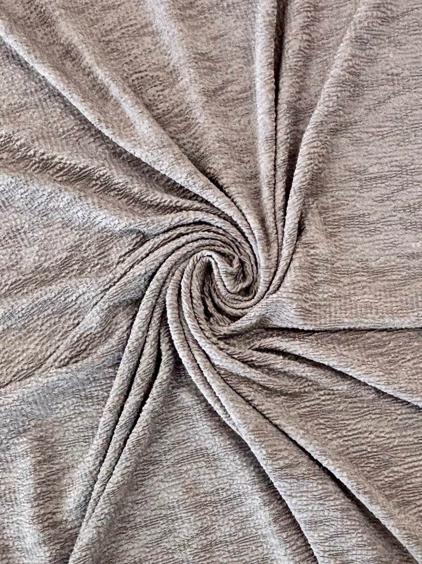 Deadstock Silver Plissé