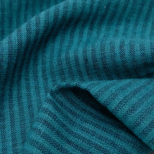 Eden Cotton Linen Stripe - Jewel