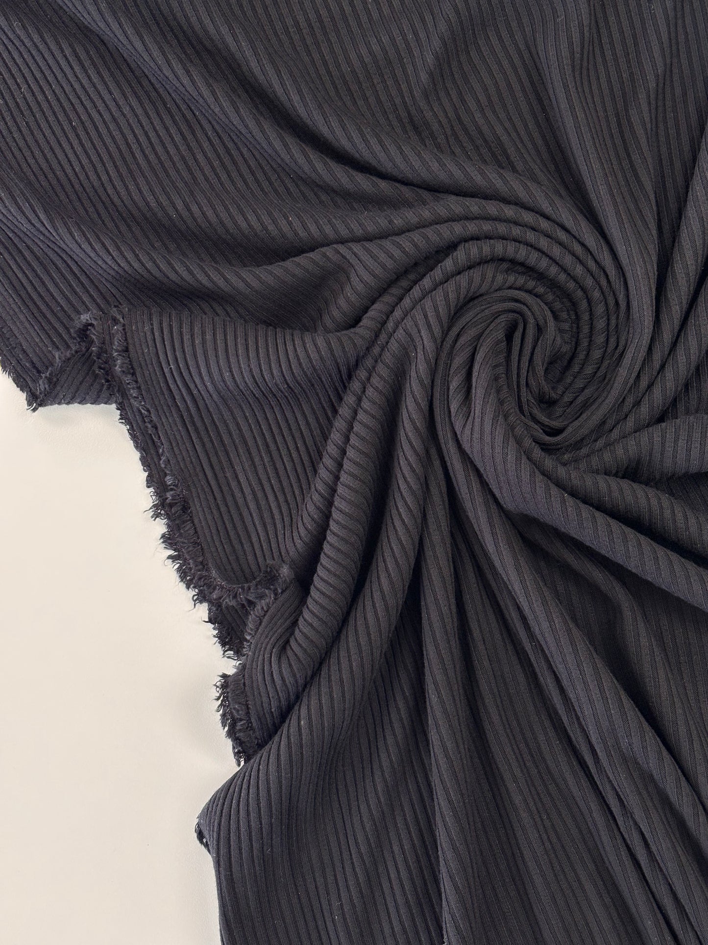 Deadstock Cozy Rib - Black