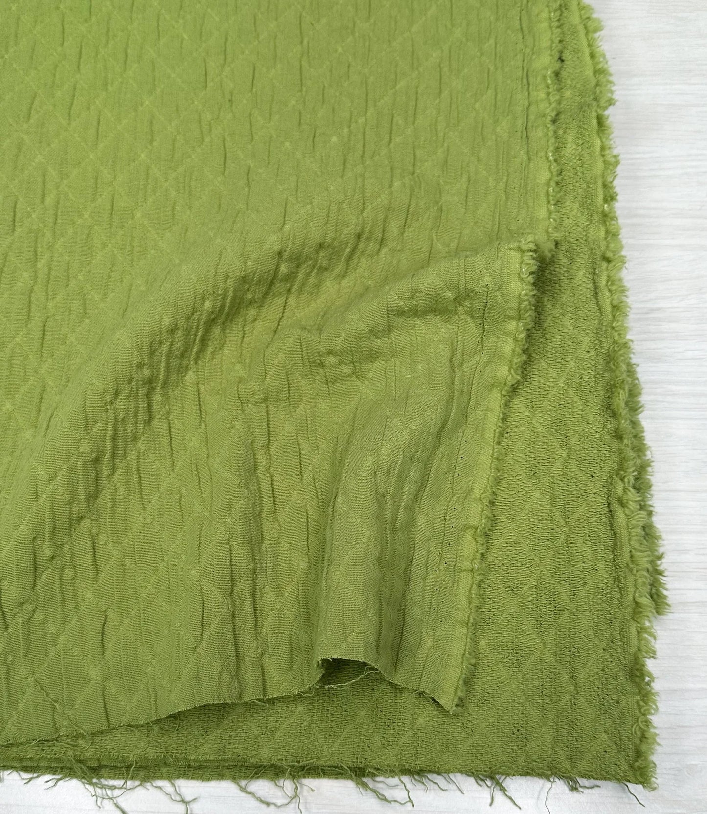 Woven Cotton Jacquard - Pesto