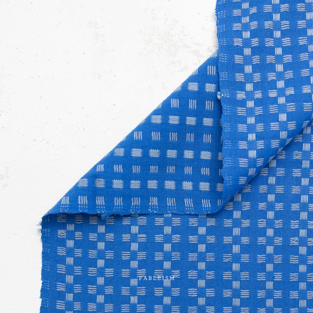 Fine & Dandy Basketweave in Bright Blue