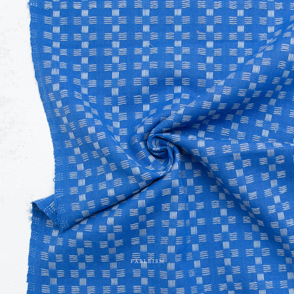 Fine & Dandy Basketweave in Bright Blue