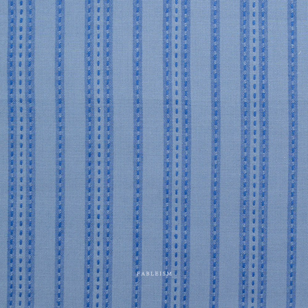 Fine & Dandy Stitch Stripe in Blue