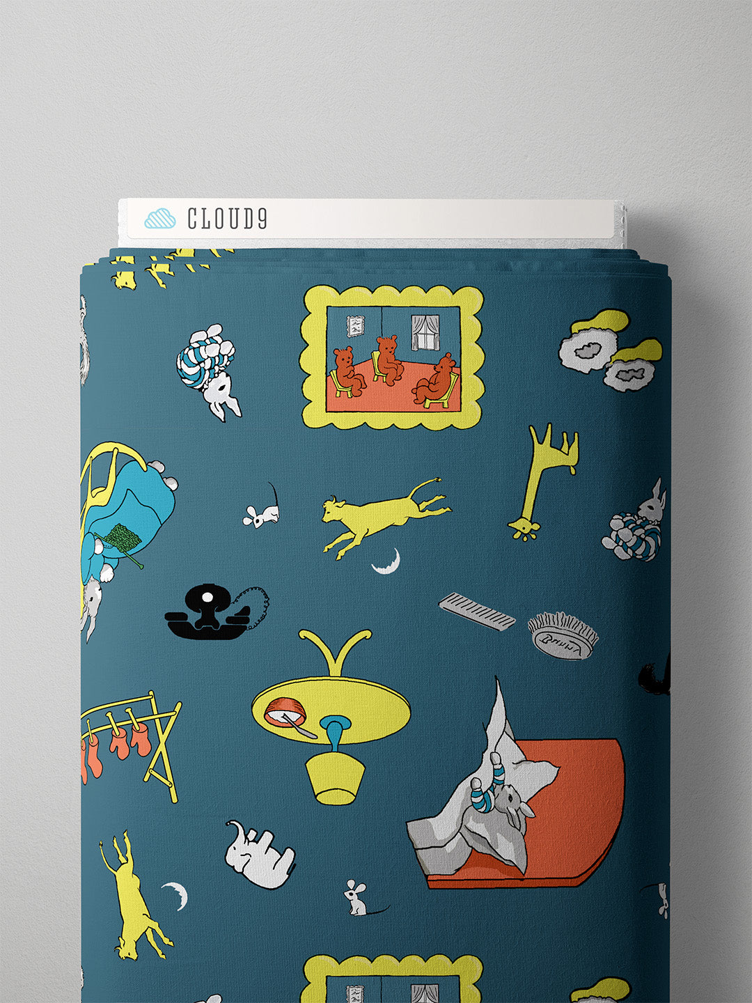 Goodnight Moon - Tossed Teal