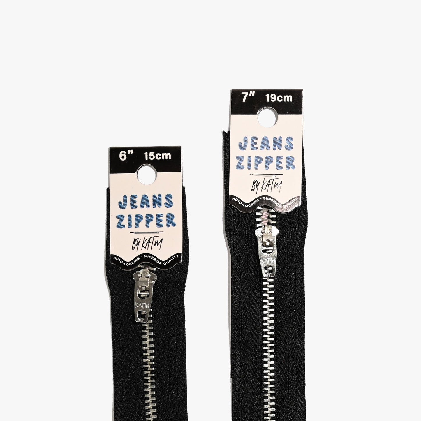 7.5" Jeans Zipper - Various Colors