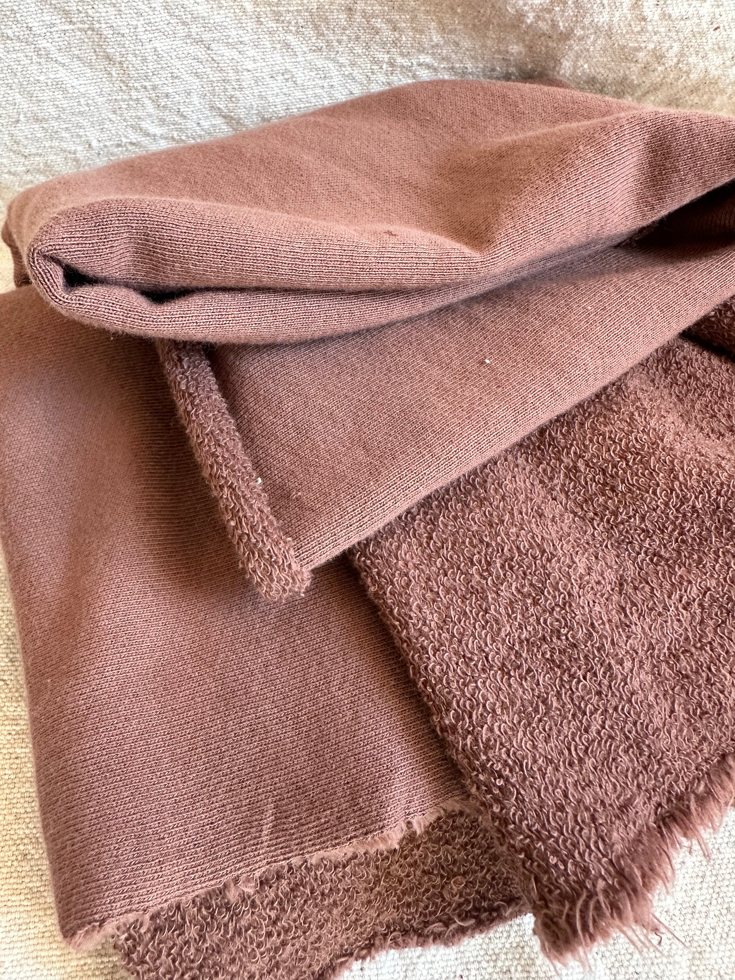 Organic American Milled French Terry - Cocoa