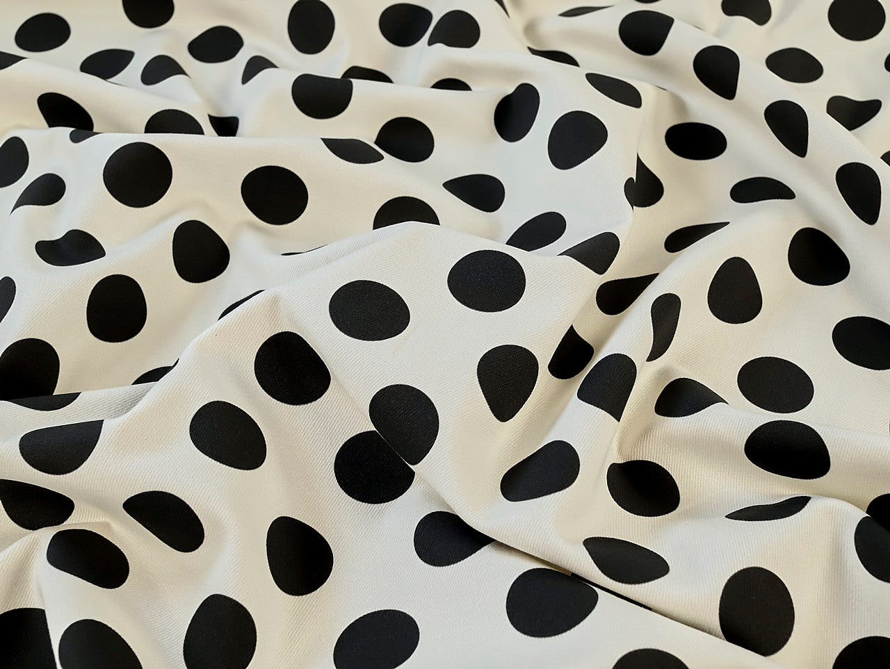Kit Polka Dot Denim - Ivory