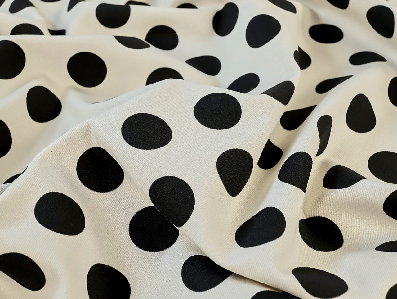 Kit Polka Dot Denim - Ivory