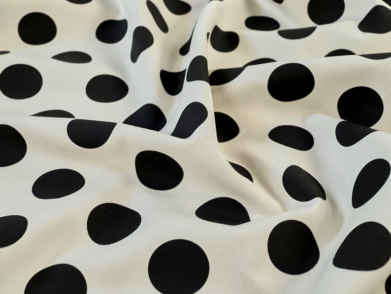 Kit Polka Dot Denim - Ivory